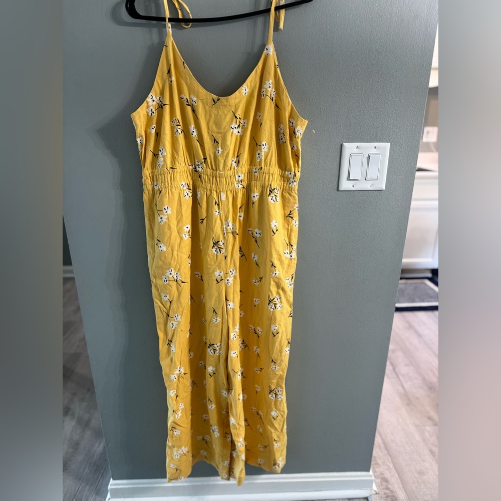Dip Yellow Floral Dress